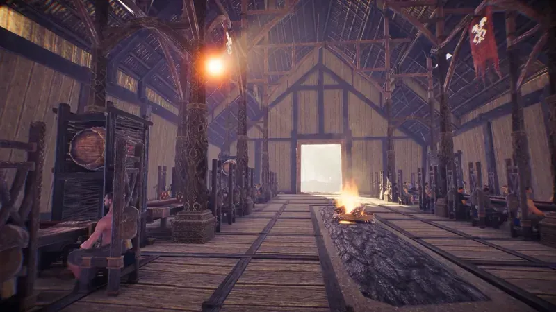 Inside the Great Hall in ASKA