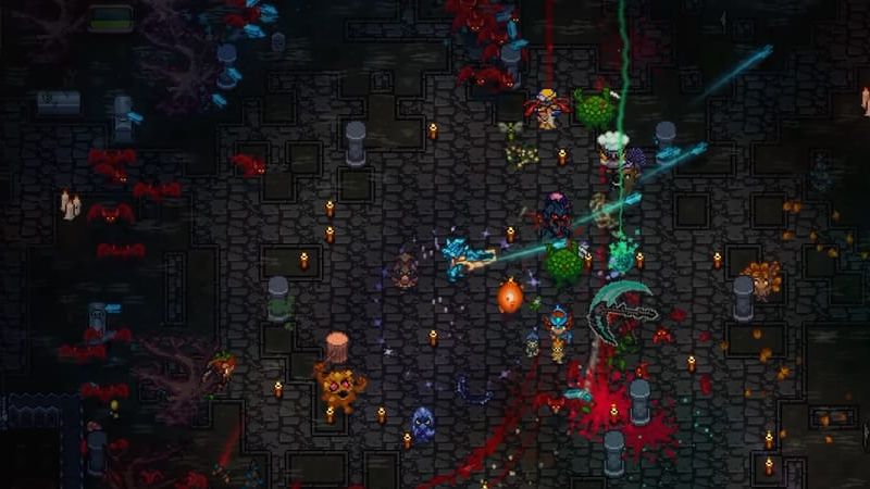 Necesse Scrapyard Incursion combat
