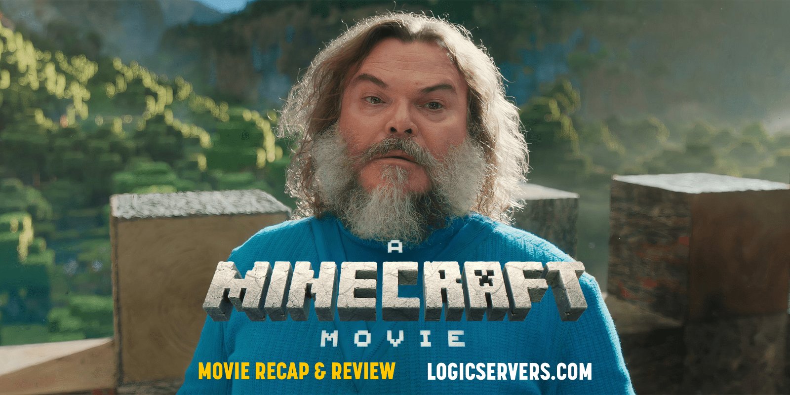 Ein Minecraft-Filmposter