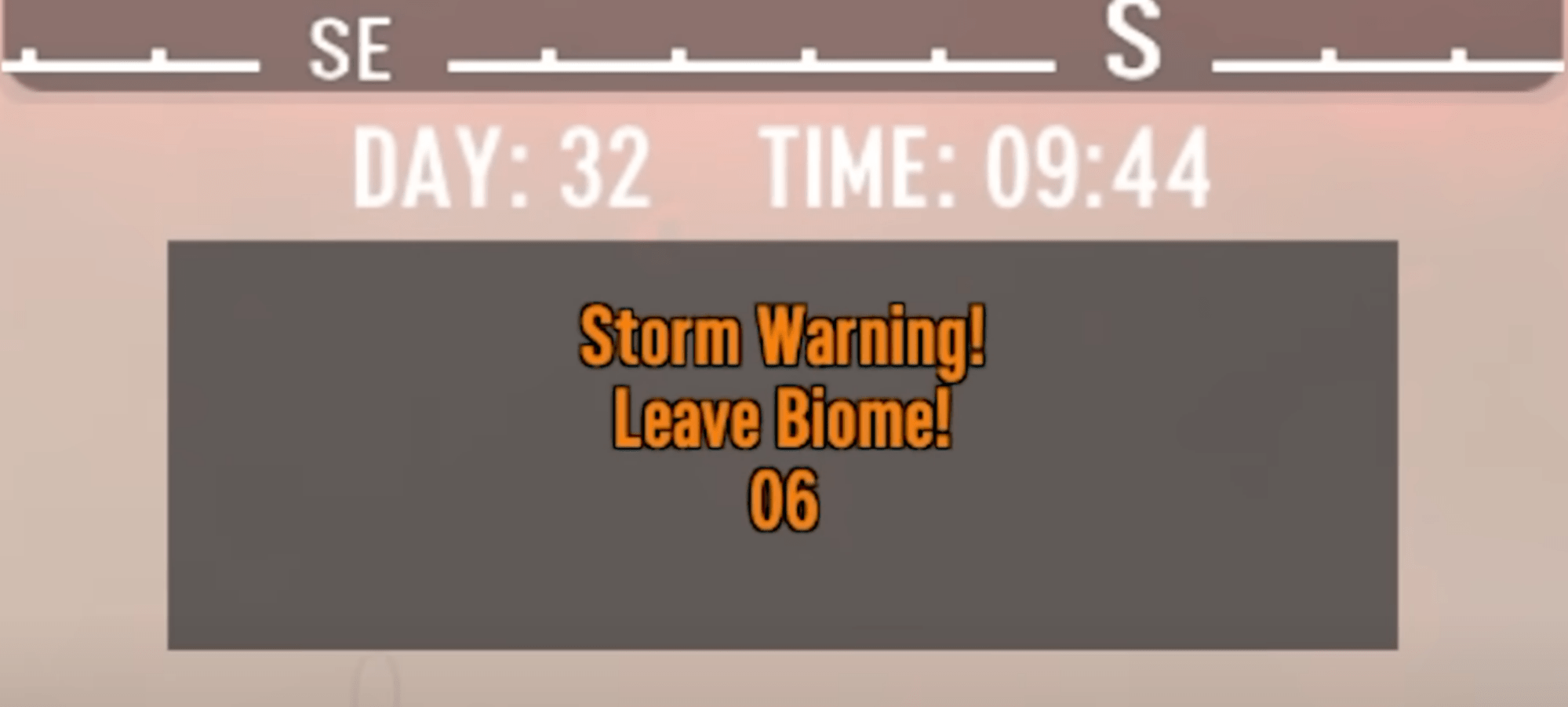 7DTD Efeito de Clima de Tempestade