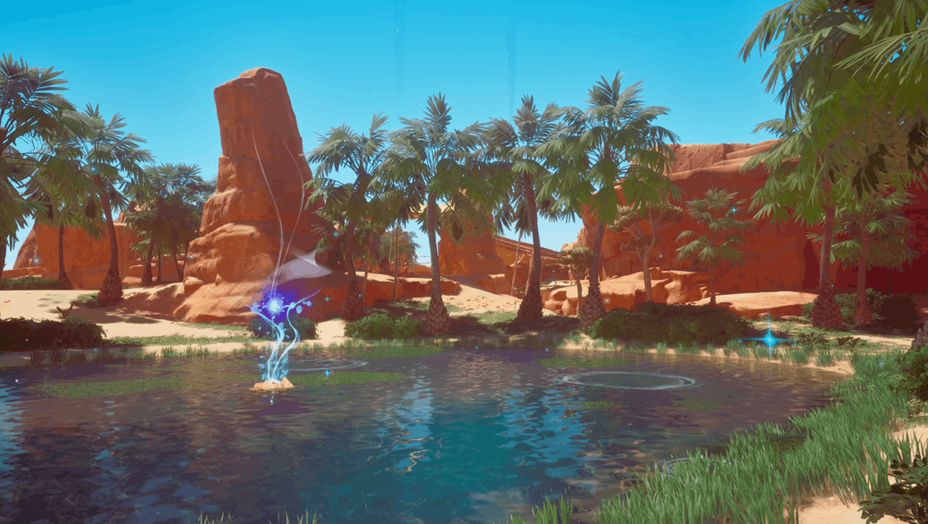 RuneScape Dragonwilds Umbral Sands oasis