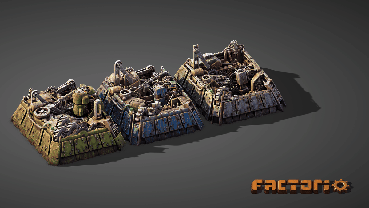 Factorio 2.1 Experimental Assembler Postkarte
