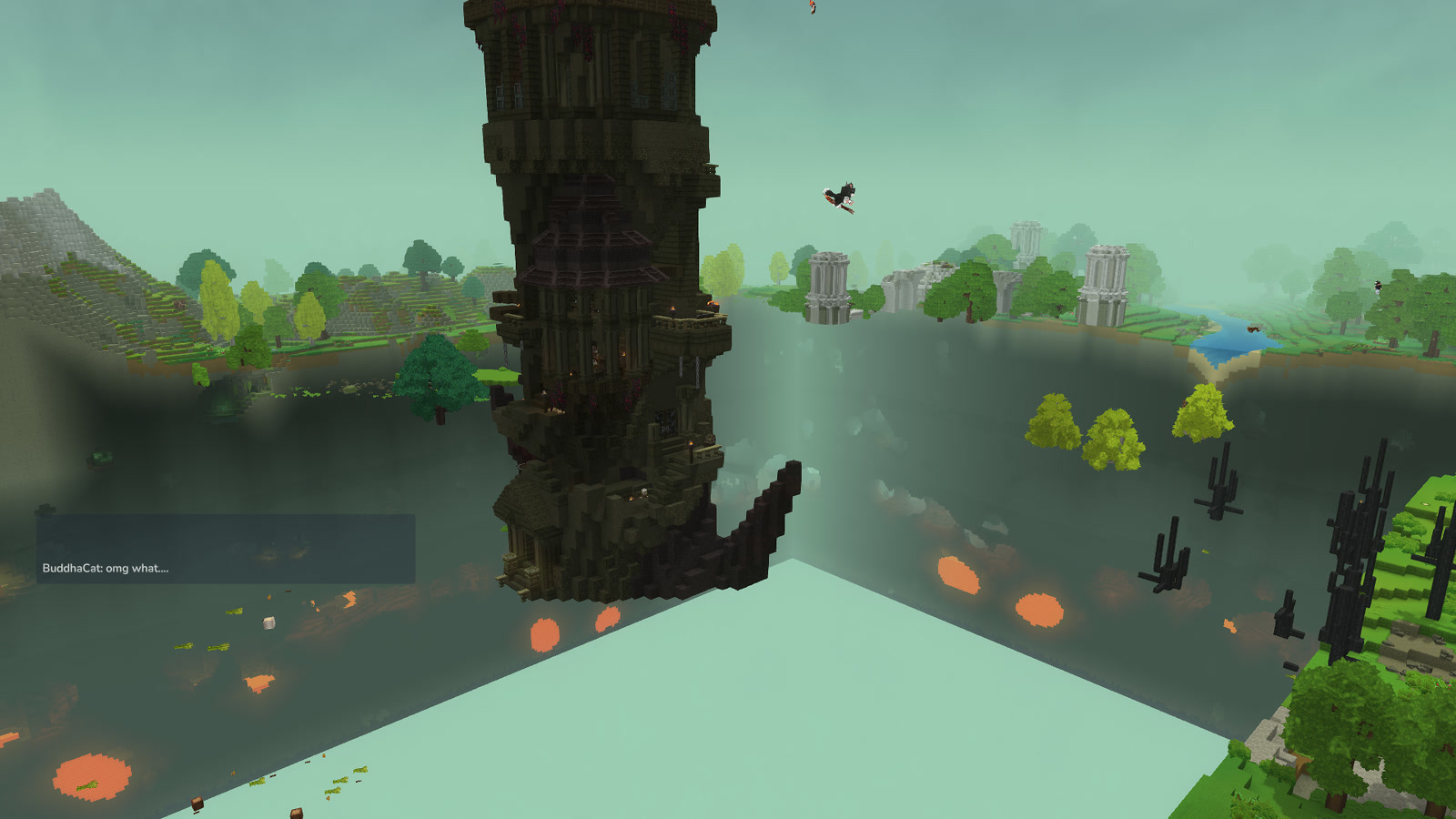 Large Creative Mode build in Hytale Update 6