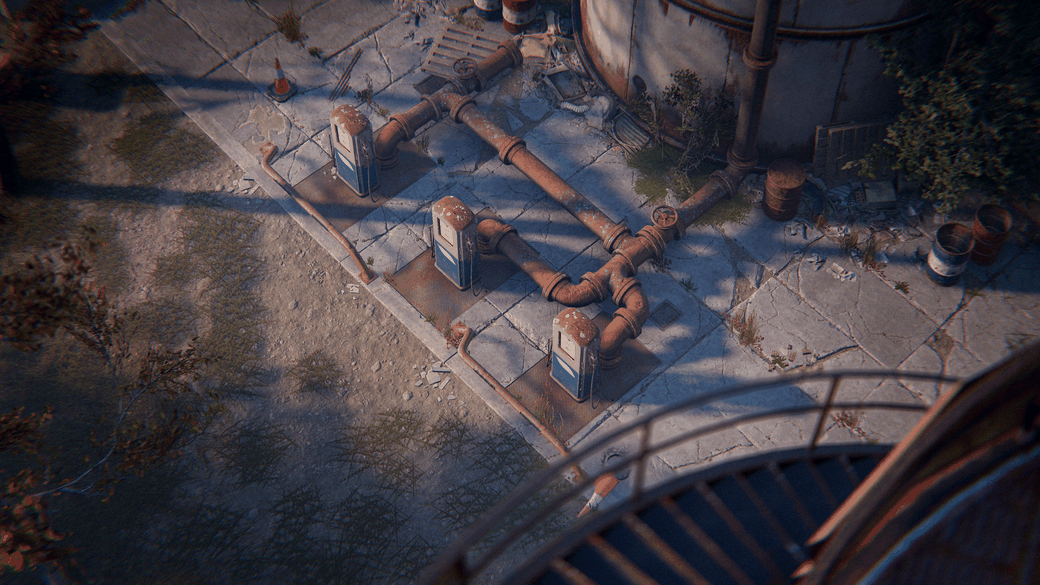 Dome crude oil pumping system in Rust Power Trip