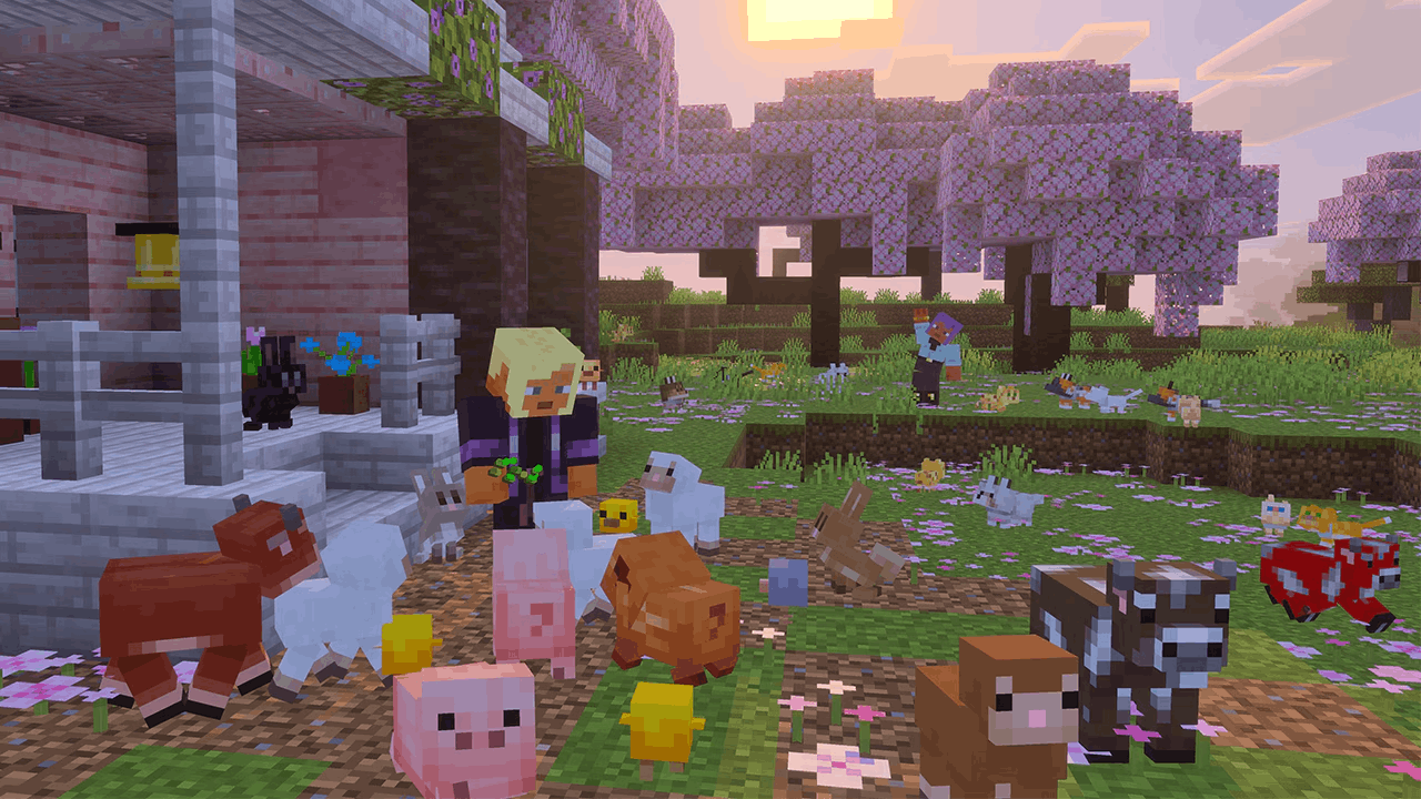 Minecraft snapshot: baby mobb-varianter