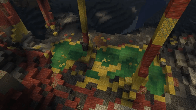 Minecraft Schwefelhöhlen Biom
