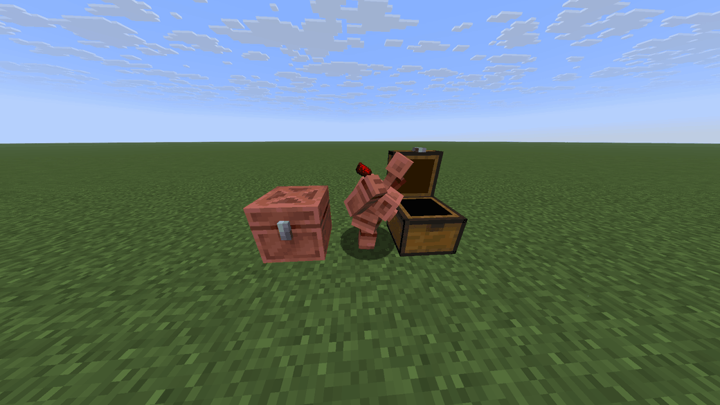 Copper Chains, Bars and Torches building set