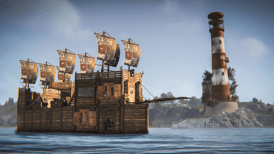 Player-made boat build Game Server Hosting