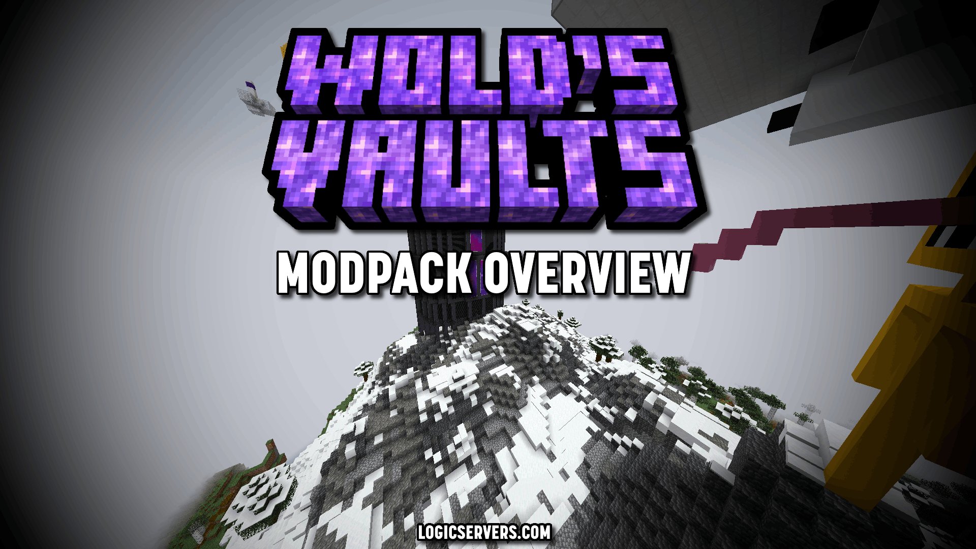 Visão geral do modpack Cofres de Wold